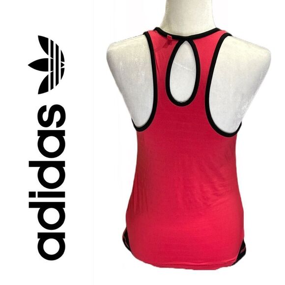 Adidas Women’s Pink/Black Sports Tank - Size M - Picture 2 of 2